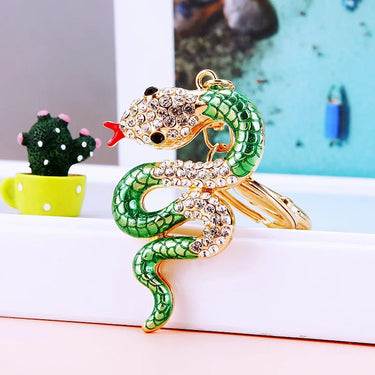 Porte-clés Serpent Strass